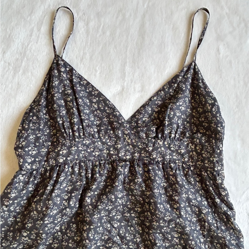Heritage‎ 1981 Silk V Neck Spaghetti Strap Babydoll Mini Dress - Picture 6 of 10